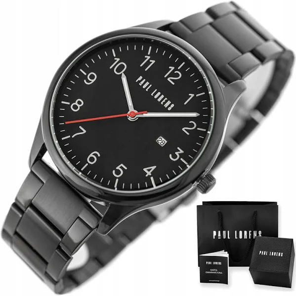 Zegarek Męski Paul Lorens Castle Cyfry +box Grawer