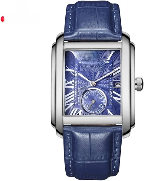 Moda luksusowe marka Chenxi klasyczny Design prostokątne męskie zegarki zegarek skórzany w stylu