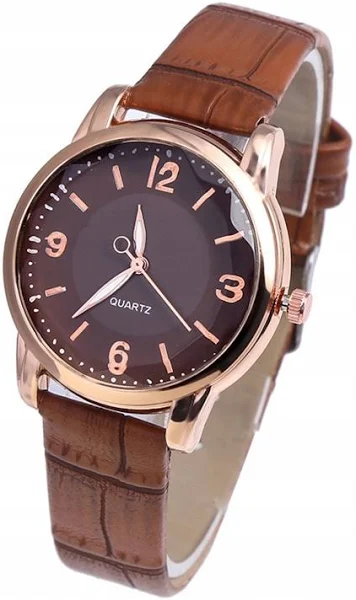 Zegarek Produkt Damski Na Pasku Skórzanym Modny