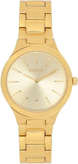 Zegarek damski na bransolecie w złotym kolorze