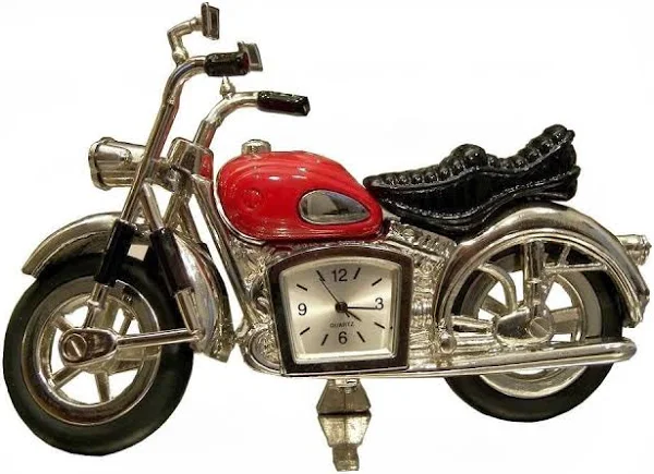 Model Motocykla Jak Stara Honda Z Zegarkiem prezent dla motocyklisty