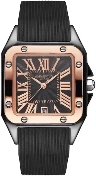 Damski zegarek kwarcowy kwadratowy prostokąt Reloj z cyframi rzymskimi i cyframi klasyczny luksusowy