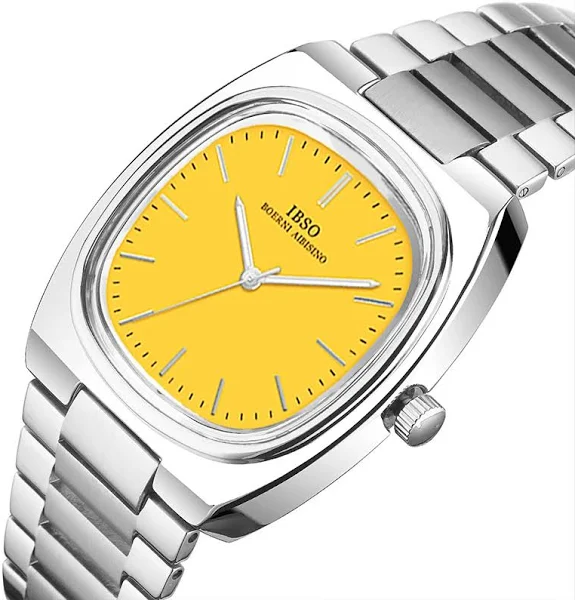 Lady Eleganckie wysokiej jakości zegarki damskie kwadratowy stalowy pasek wodoodporny luksusowy damski