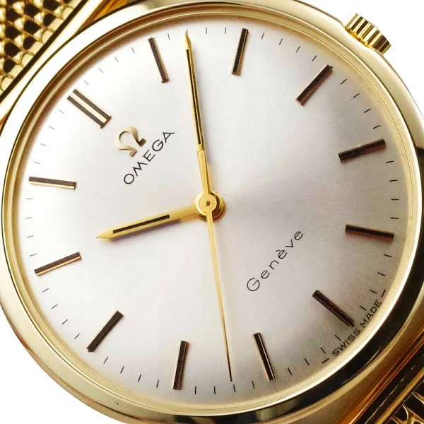 Omega zegarek męski Vintage Lite złoto 14K 585 kaliber 601 1968