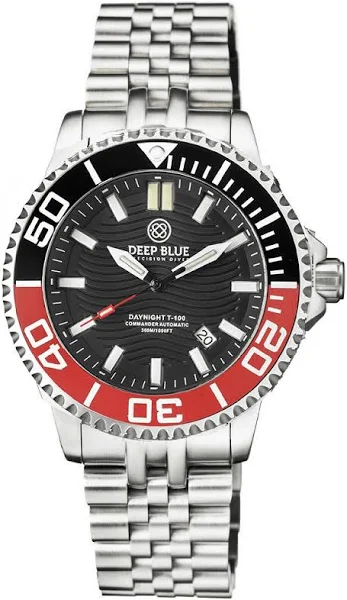 Deep Blue Daynight Commander T-100 Automatyczny Męski Zegarek Nurkowy