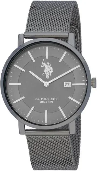 U.S. Polo Assn. Zegarek kwarcowy w kolorze srebrno-szarym rozmiar: onesize