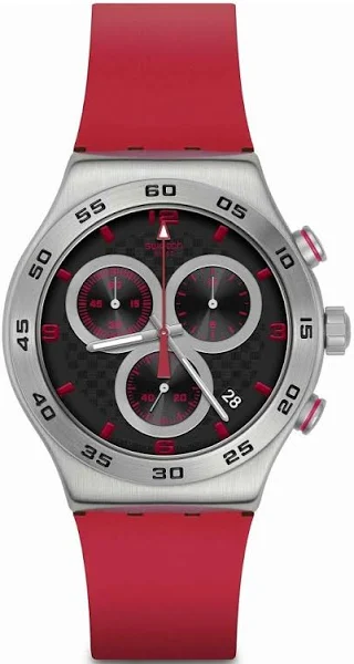 Zegarek Swatch Crimson Carbonic Red YVS524