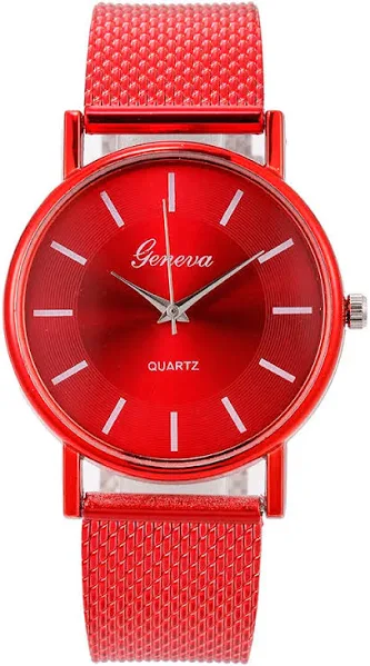 Zegarek damski z metaliczną bransoletą