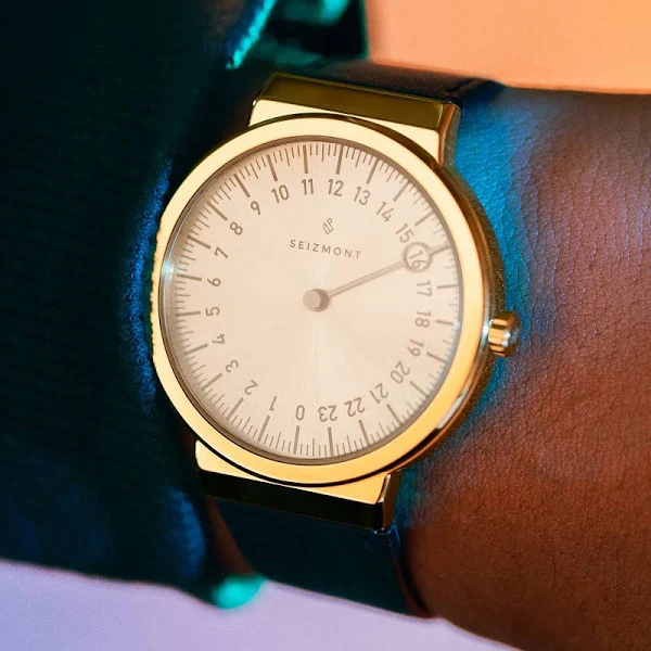 Seizmont 24-godzinny zegarek z jedną wskazówką Troy Calm