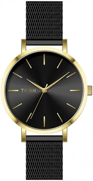 Zegarek damski TORII czarny fashion klasyczny