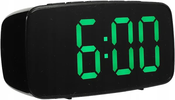 Budzik Elektroniczny Led Zegar Nocny Sypialni