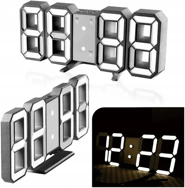 Zegar Elektroniczny z Alarmem Termometrem